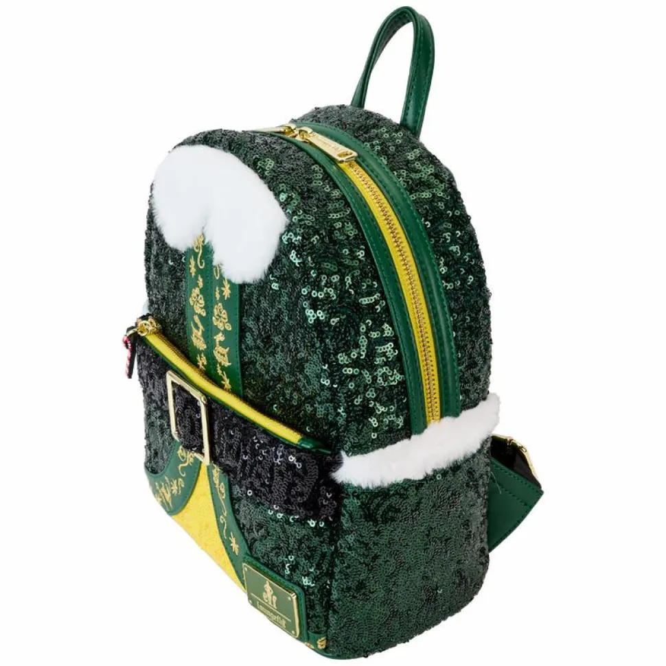Elf - Buddy Sequin Cosplay 10" Faux Leather Mini Backpack