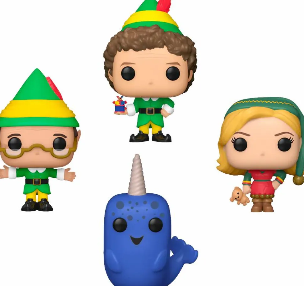 Elf - Christmas Tree Holiday Box Pocket Pop! Vinyl 4-Pack