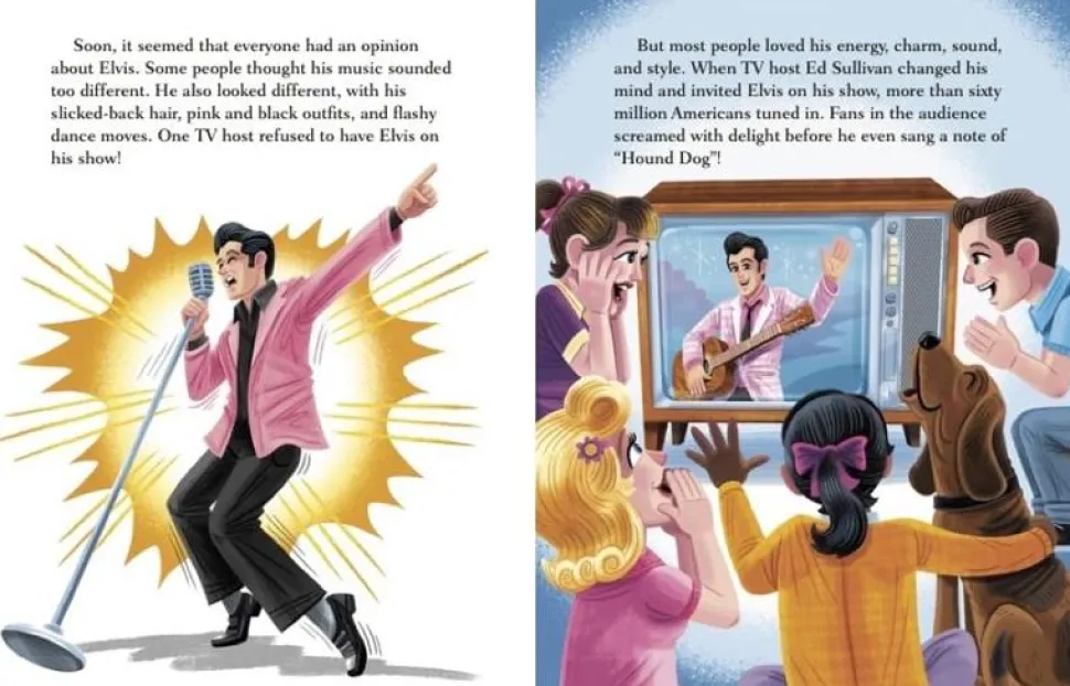 Elvis Presley - A Little Golden Book Biography Hardcover Book