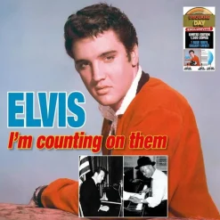 Elvis Presley - I'm Counting On Them: Sings Otis Blackwell & Don Robertson LP Vinyl Record (2024 Record Store Day Exclusive Blue Galaxy Effect Coloured Vinyl)