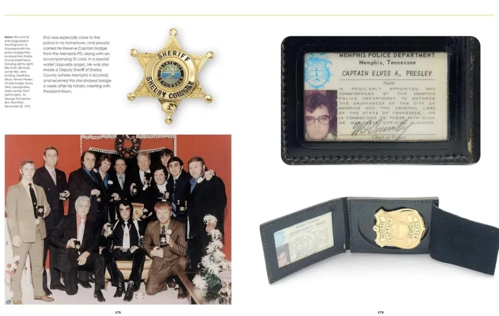 Elvis Presley - Treasures: The Story of the King of Rock 'n' Roll Told Through His Personal Mementos Hardcover Book