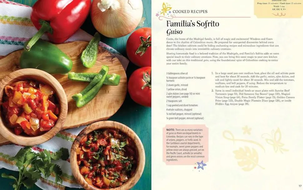 Encanto (2021) - The Official Cookbook Hardcover Book