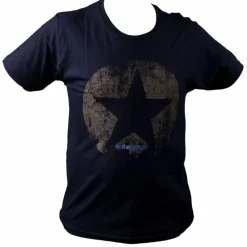 Entourage - Star Navy Male Distressed T-Shirt