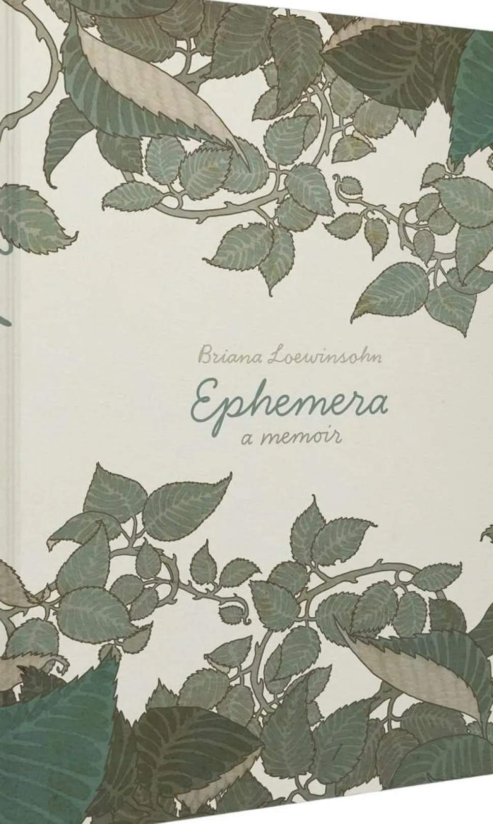 Ephemera: A Memoir by Briana Loewinsohn Hardcover Book