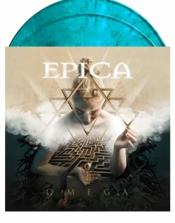 Epica - Omega 2xLP Vinyl Record (Turquoise / Black Marbled Vinyl)