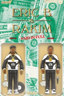 Eric B. & Rakim - DJ Eric B. & MC Rakim ReAction 3.75" Action Figure 2-Pack