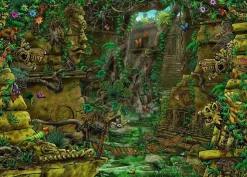 Escape Puzzle - The Temple Grounds 759 Piece Jigsaw Puzzle