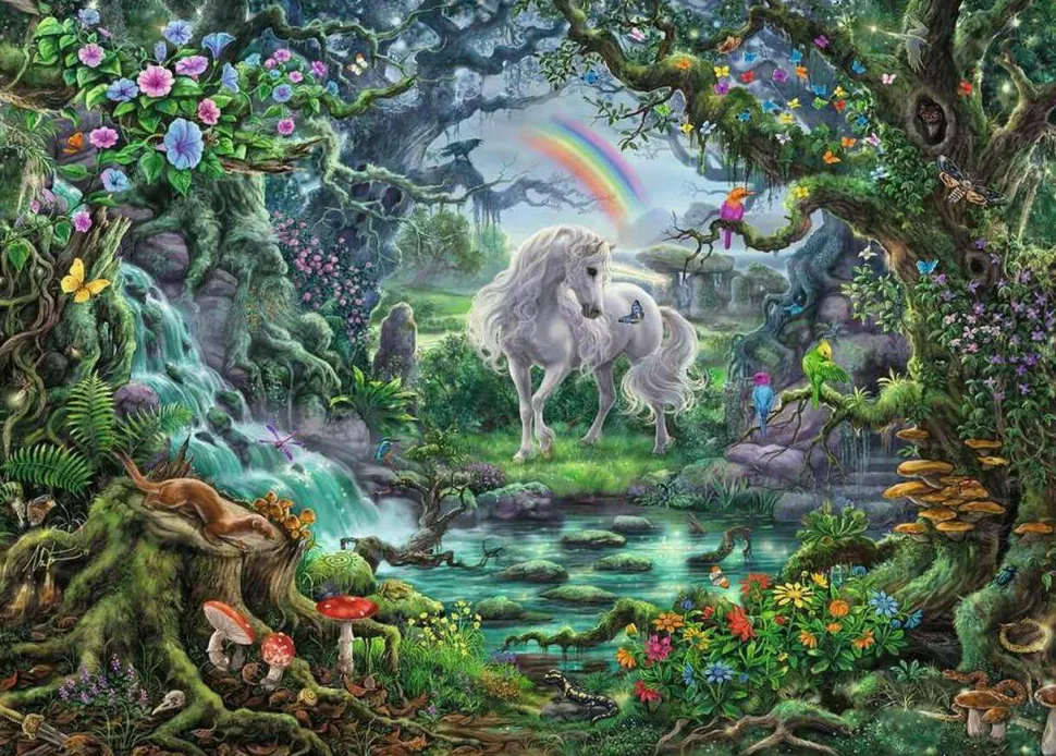 Escape Puzzle - The Unicorn 759 Piece Jigsaw Puzzle