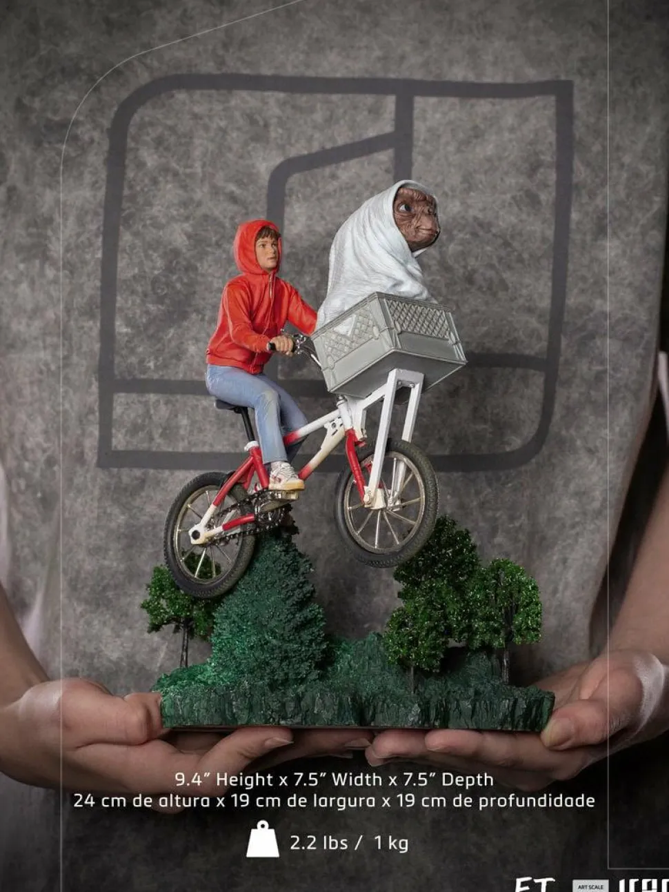 E.T. The Extra-Terrestrial - E.T & Elliott 1/10th Scale Statue