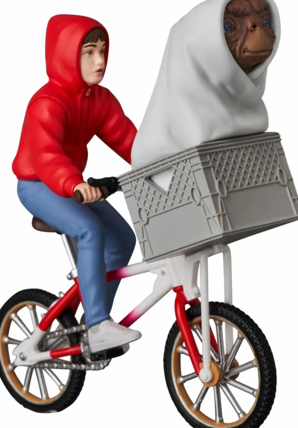 E.T. the Extra-Terrestrial - E.T. & Elliott with Bicycle Ultra Detail Figure UDF Vinyl Figure