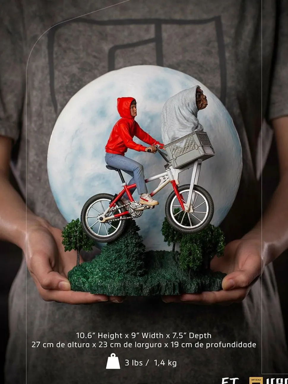E.T. The Extra-Terrestrial - E.T & Elliott Deluxe 1/10th Scale Statue