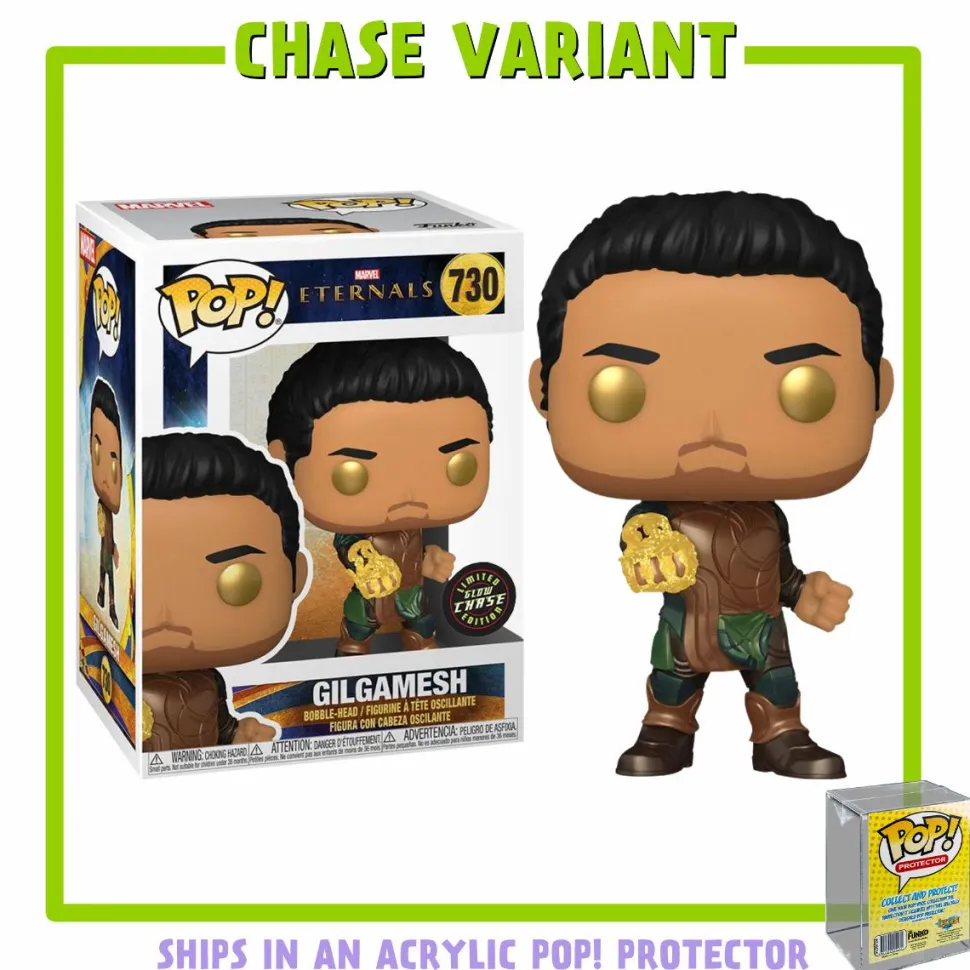 Eternals (2021) - Gilgamesh Pop! Vinyl Figure in Acrylic Pop! Protector (Chase Variant)