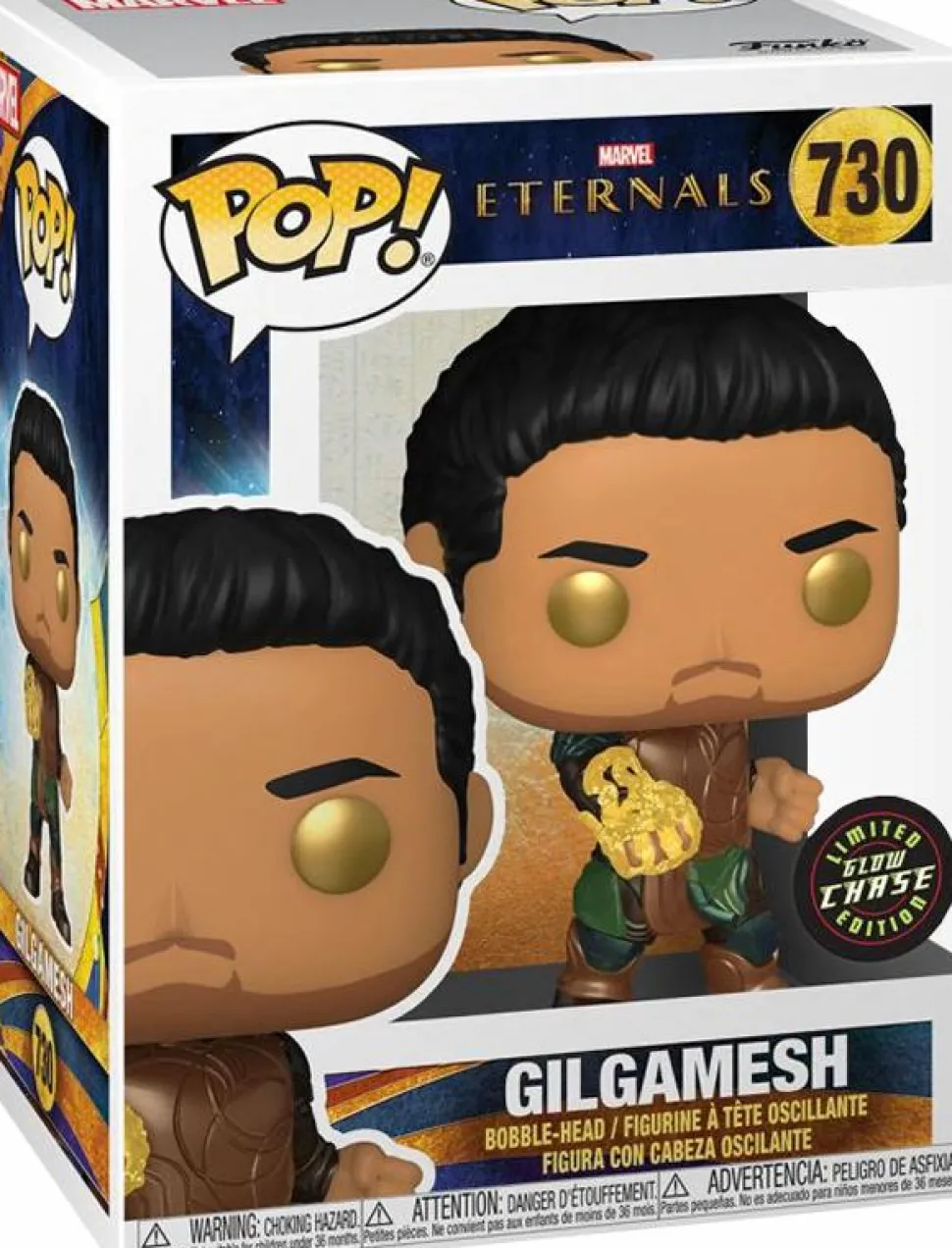 Eternals (2021) - Gilgamesh Pop! Vinyl Figure in Acrylic Pop! Protector (Chase Variant)