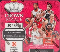 Euroleague Basketball - 2024 Panini Euroleague Crown Royale Trading Cards Hobby Box (Display of 1)