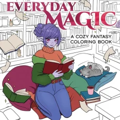 Everyday Magic: A Cozy Fantasy Colouring Book Paperback