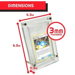 EVORETRO - Clear Acrylic PSA Graded Card Display Stand