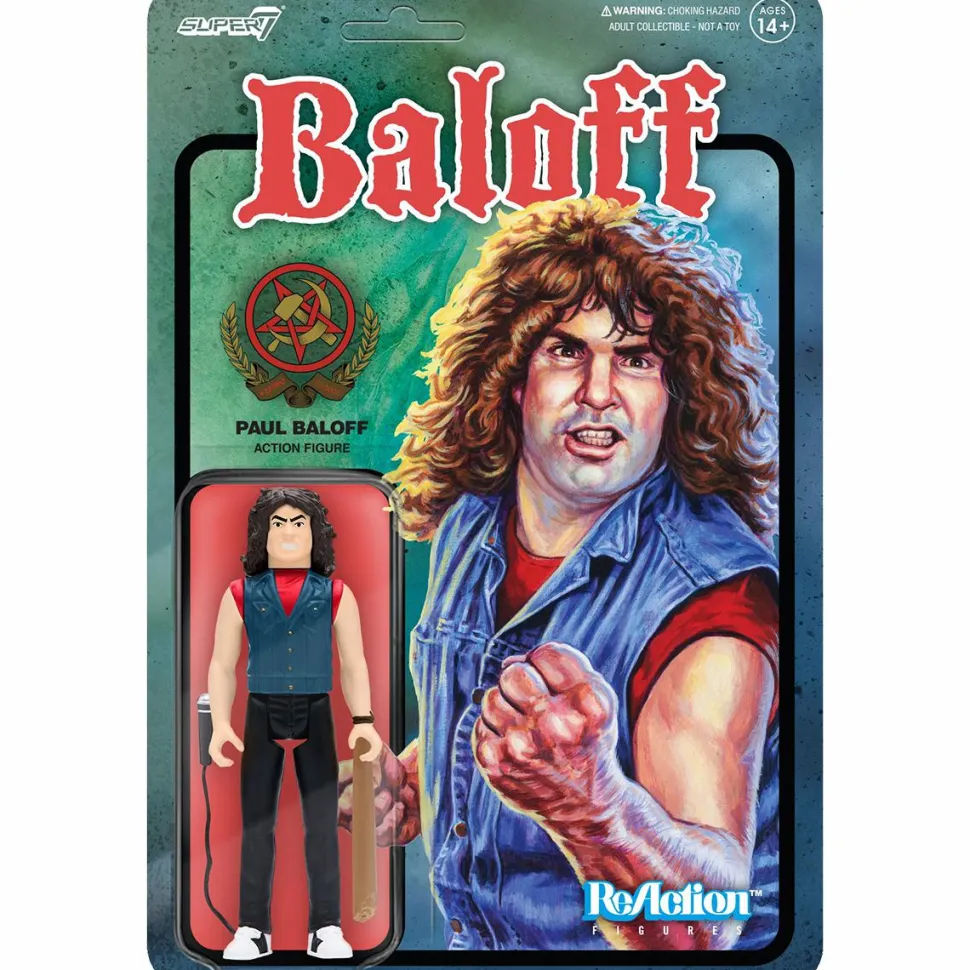 Exodus - Paul Baloff ReAction 3.75” Action Figure