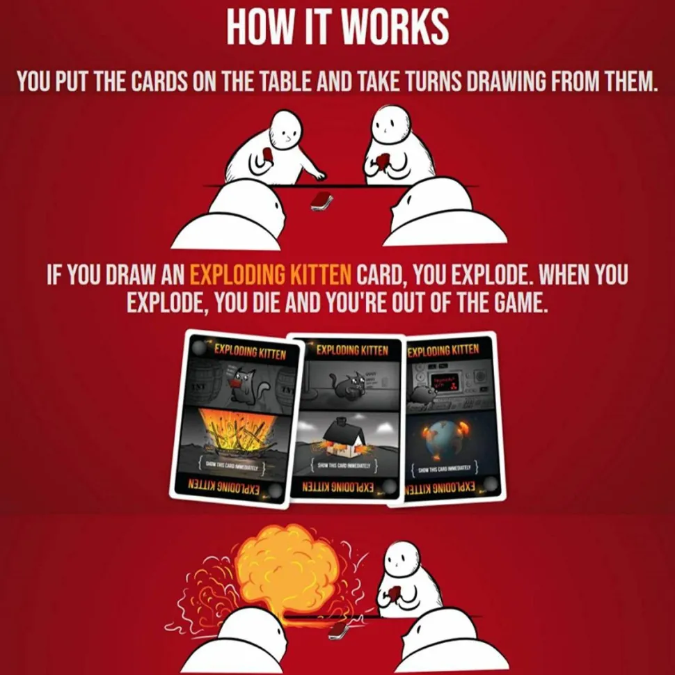 Exploding Kittens - Card Game