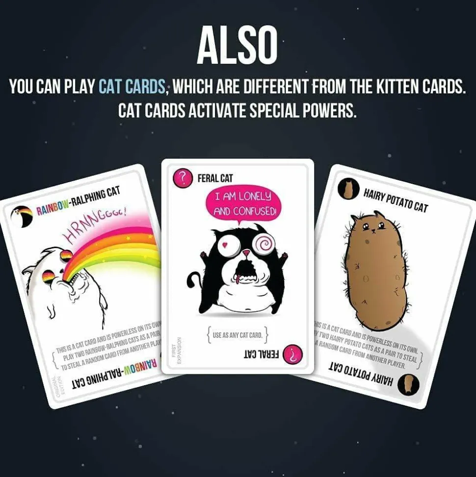 Exploding Kittens - Imploding Kittens Card Game Expansion