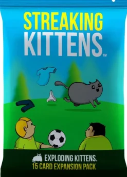 Exploding Kittens - Streaking Kittens Card Game Expansion Pack