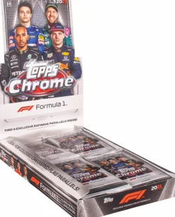 F1: Formula 1 - 2021 Topps Chrome Trading Cards Hobby Lite Box (Display of 16)