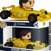 F1: Formula 1 - Ayrton Senna with Lotus Race Car Pop! Rides Vinyl Figure