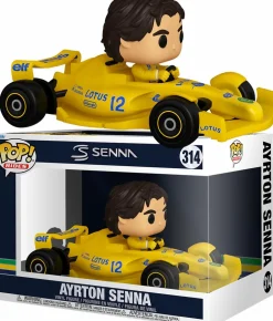 F1: Formula 1 - Ayrton Senna with Lotus Race Car Pop! Rides Vinyl Figure