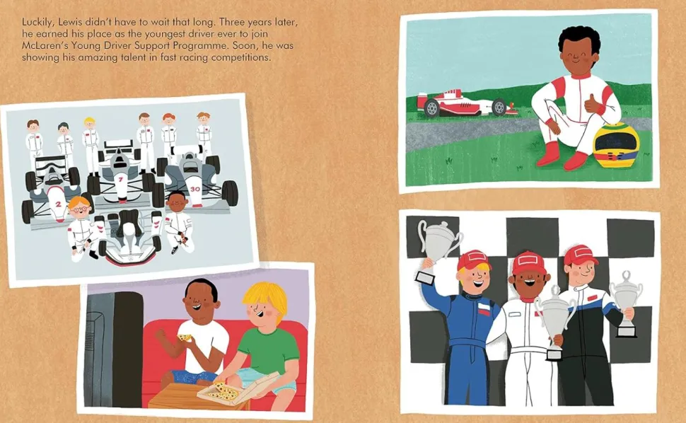 F1: Formula 1 - Lewis Hamilton Little People, Big Dreams Hardcover Book