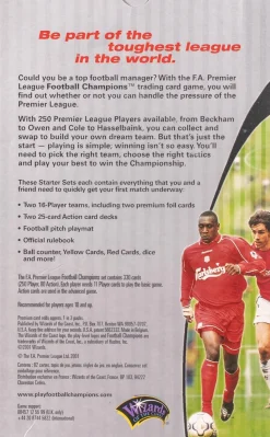 F.A. Premier League - 2001/02 Football Champions Two Player Starter Deck
