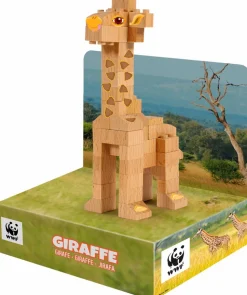 FabBrix - WWF Giraffe Wooden Brick Set