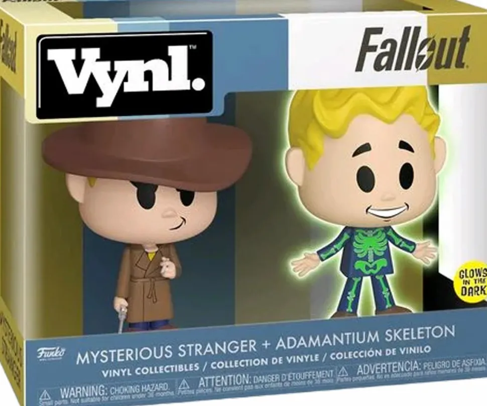 Fallout - Mysterious Stranger & Adamantium Skeleton Vynl. Vinyl Figure 2-Pack