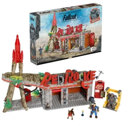 Fallout - Red Rocket Truck Stop MEGA Building Block Construction Set (824 Pieces)