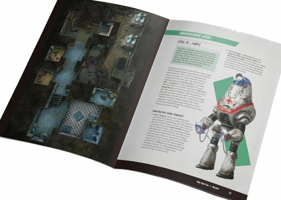 Fallout - The Roleplaying Game Map Pack 1 Vault Poster Maps