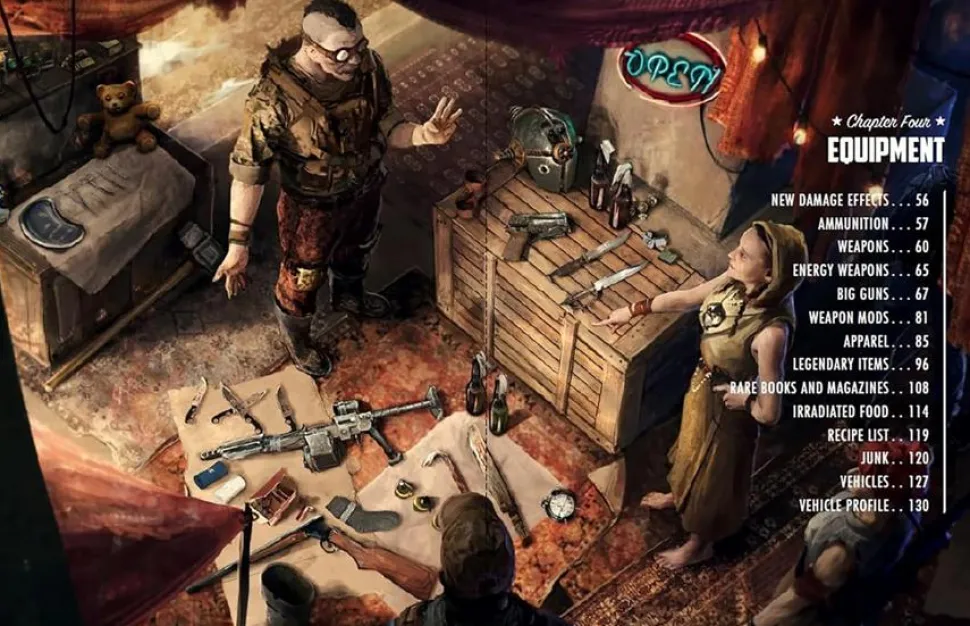 Fallout - The Roleplaying Game Wanderer's Guide Book Hardcover Book