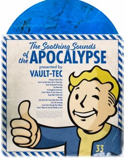 Fallout - The Soothing Sounds Of The Apocalypse Presented By Vault-Tec LP Vinyl Record (Blue Smoke Coloured Vinyl)