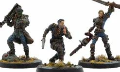 Fallout: Wasteland Warfare - Legends of Vault 76 Unpainted Multi-Part Resin Miniatures 3-Pack