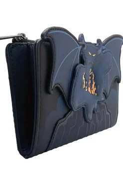Fantasia (1940) - Chernabog Bald Mountain Glow in the Dark 4” Faux Leather Flap Wallet