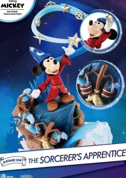 Fantasia (1940) - The Sorcerer's Apprentice Mickey Mouse D-Stage 6" Diorama Statue