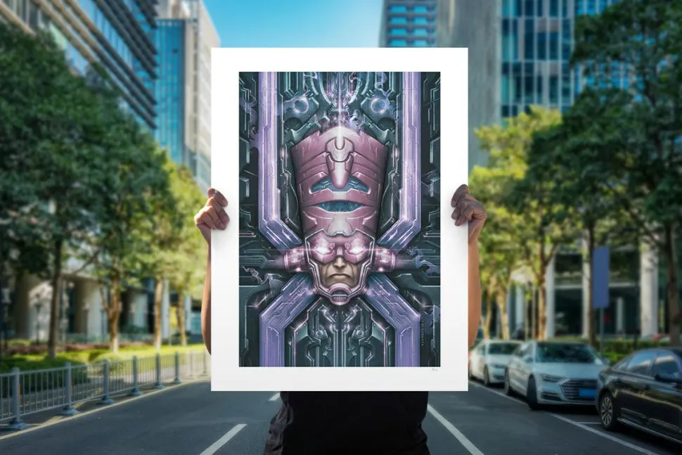 Fantastic 4 - Galactus Fine Art Print by Mariusz Siergiejew