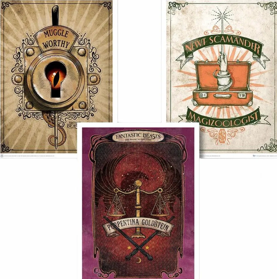 Fantastic Beasts and Where to Find Them - Art Print Set 1