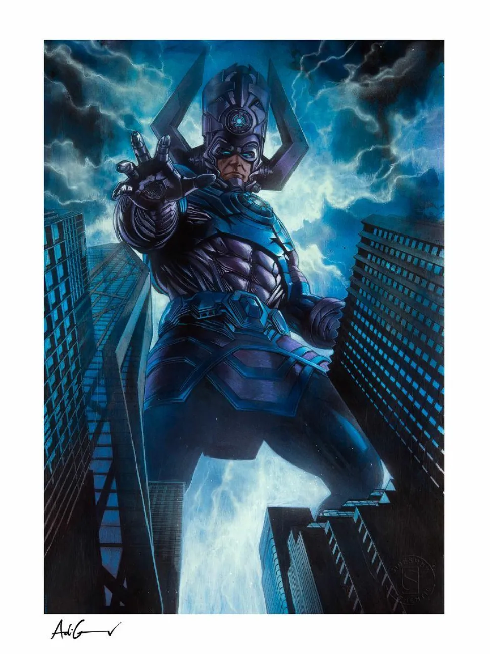 Fantastic Four - Galactus Fine Art Print by Adi Granov