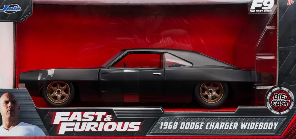Fast & Furious 9 - 1968 Dodge Charger Hellacious Metals 1/24th Scale Die-Cast Vehicle