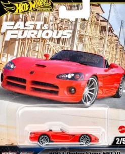 Fast & Furious - 2003 Dodge Viper SRT-10 Hot Wheels Premium Real Riders 1/64th Scale Die-Cast Vehicle Replica
