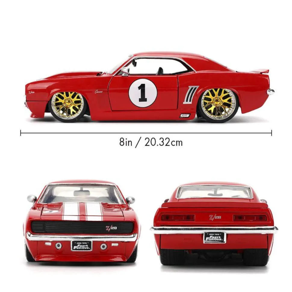 Fast & Furious - Big Red 1969 Chevrolet Camaro 1/24th Scale Die-Cast Vehicle Replica