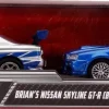 Fast & Furious - Brian's Nissan Skyline GT-R (BNR34) 1/32 Scale Die-Cast Vehicle Replica 2-Pack