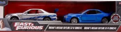 Fast & Furious - Brian's Nissan Skyline GT-R (BNR34) 1/32 Scale Die-Cast Vehicle Replica 2-Pack