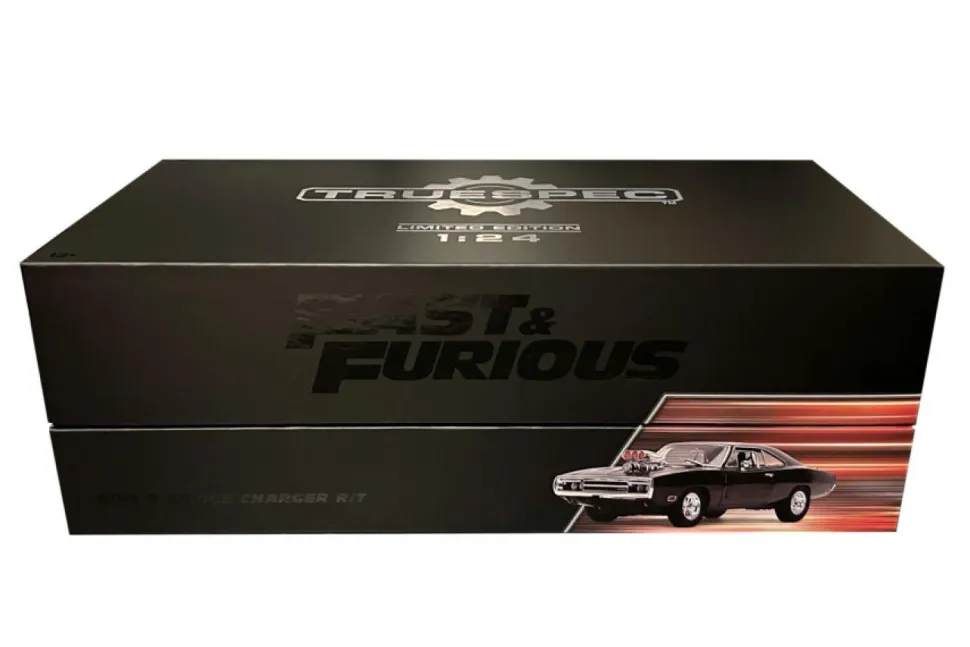 Fast & Furious - Dom's 1970 Dodge Charger R/T TrueSpec 1/24th Scale Die-Cast Vehicle Replica