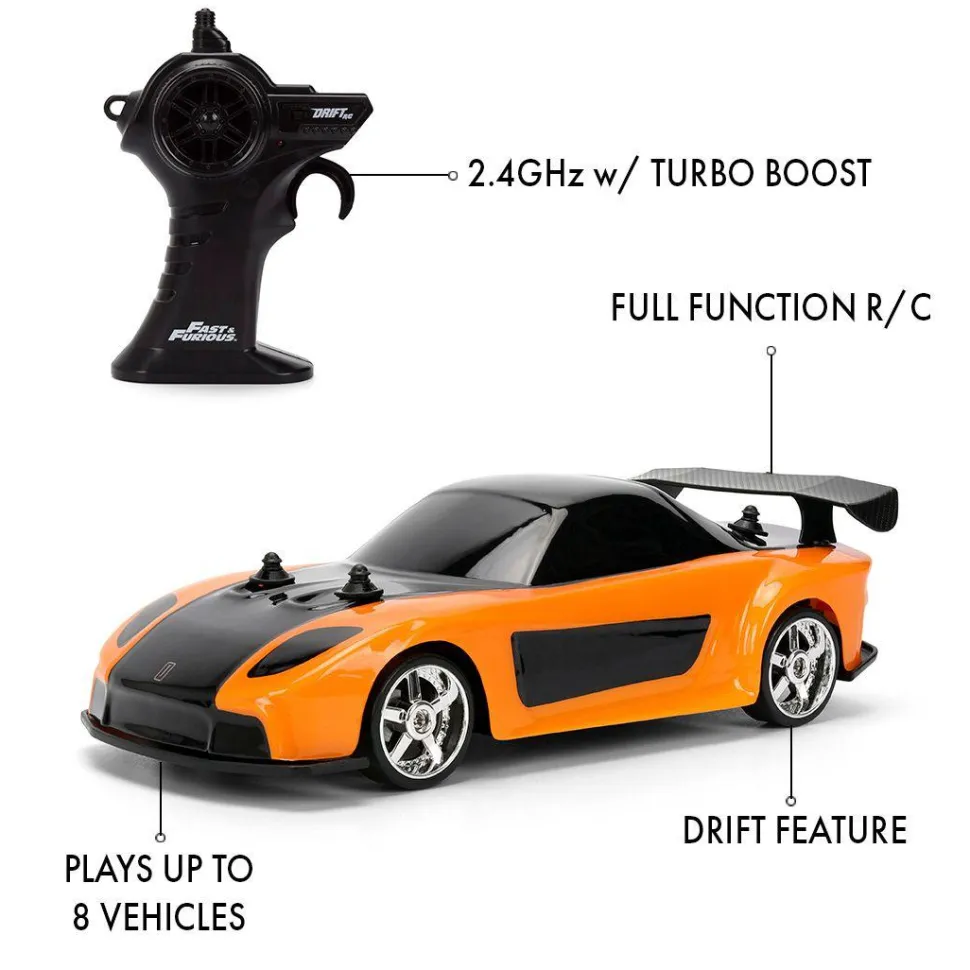 Fast & Furious - Han's Mazda Rx-7 1/24th Elite R/C Remote Control Vehicle Replica