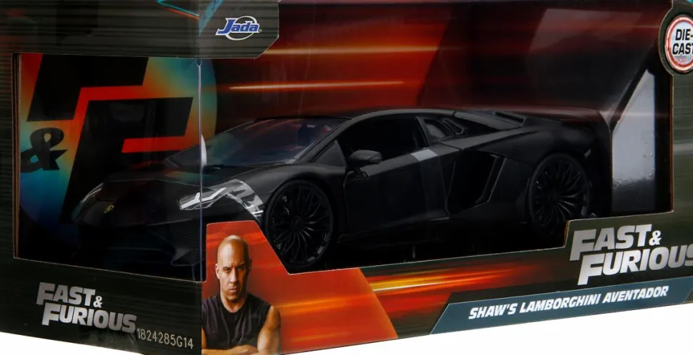 Fast & Furious - Shaw's Lamborghini Aventador 1/24th Scale Die-Cast Vehicle Replica