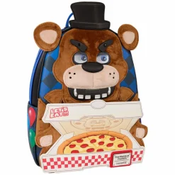 Five Nights at Freddy's - Freddy Fazbear Plush Cosplay Lenticular 11" Faux Leather Mini Backpack